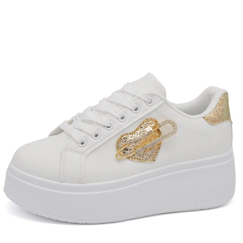 Sneakers platform con cuore - platform, e